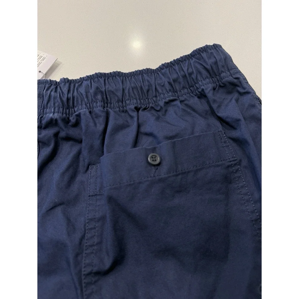 Nike Club Flow Shorts HJ1946-451 Obsidian Blue Cotton Enzyme Wash Mens M NWT